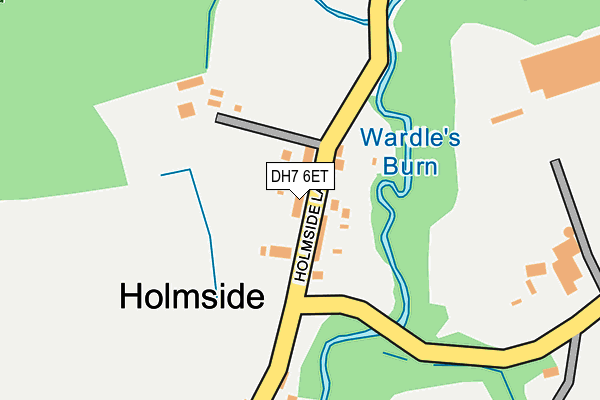 DH7 6ET map - OS OpenMap – Local (Ordnance Survey) DH7 6ET map - OS OpenMap – Local (Ordnance Survey)