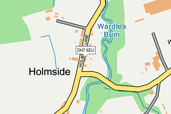 DH7 6EU map - OS OpenMap – Local (Ordnance Survey) DH7 6EU map - OS OpenMap – Local (Ordnance Survey)
