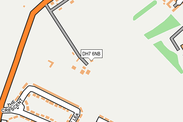 DH7 6NB map - OS OpenMap – Local (Ordnance Survey) DH7 6NB map - OS OpenMap – Local (Ordnance Survey)
