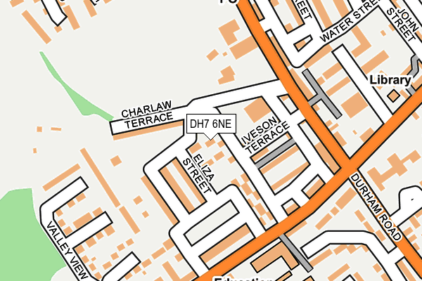 DH7 6NE map - OS OpenMap – Local (Ordnance Survey) DH7 6NE map - OS OpenMap – Local (Ordnance Survey)