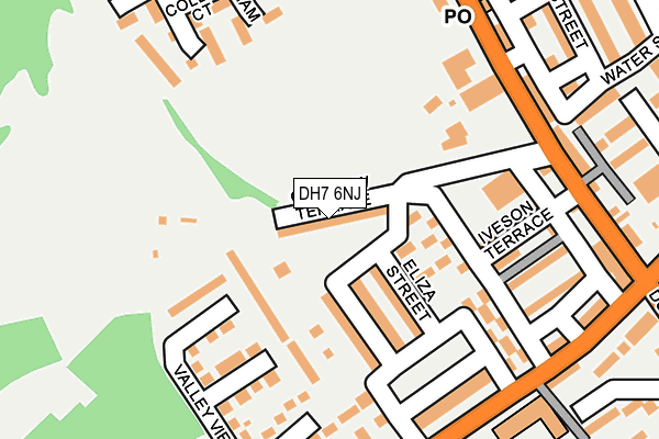 DH7 6NJ map - OS OpenMap – Local (Ordnance Survey) DH7 6NJ map - OS OpenMap – Local (Ordnance Survey)
