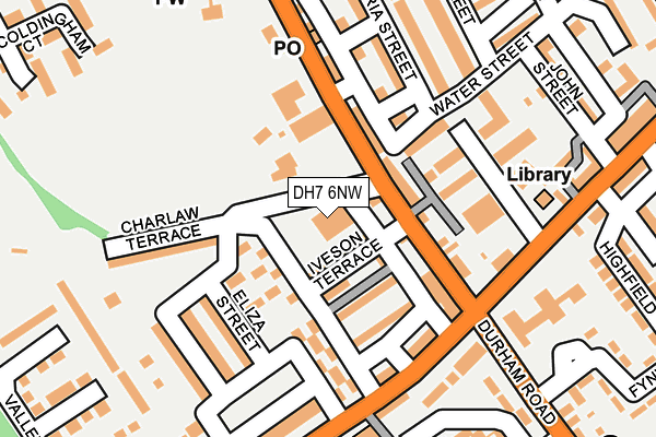 DH7 6NW map - OS OpenMap – Local (Ordnance Survey) DH7 6NW map - OS OpenMap – Local (Ordnance Survey)