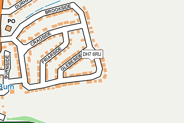 DH7 6RU map - OS OpenMap – Local (Ordnance Survey) DH7 6RU map - OS OpenMap – Local (Ordnance Survey)