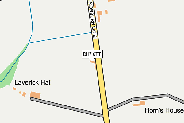 DH7 6TT map - OS OpenMap – Local (Ordnance Survey) DH7 6TT map - OS OpenMap – Local (Ordnance Survey)