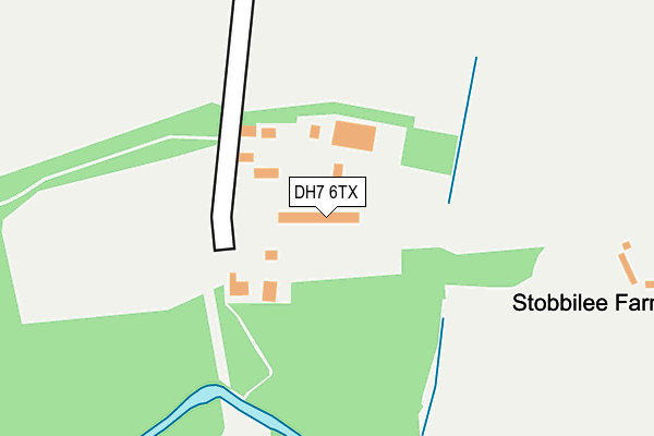 DH7 6TX map - OS OpenMap – Local (Ordnance Survey) DH7 6TX map - OS OpenMap – Local (Ordnance Survey)