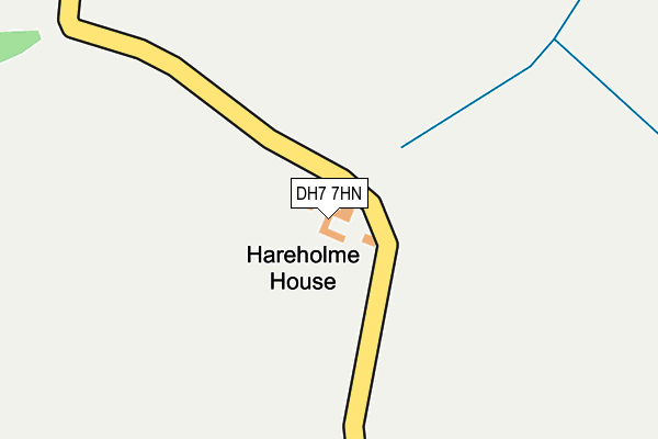 DH7 7HN map - OS OpenMap – Local (Ordnance Survey) DH7 7HN map - OS OpenMap – Local (Ordnance Survey)