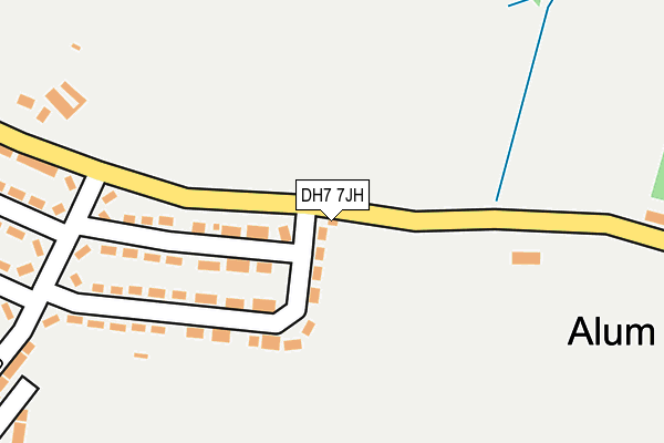 DH7 7JH map - OS OpenMap – Local (Ordnance Survey) DH7 7JH map - OS OpenMap – Local (Ordnance Survey)