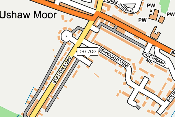 DH7 7QG map - OS OpenMap – Local (Ordnance Survey) DH7 7QG map - OS OpenMap – Local (Ordnance Survey)