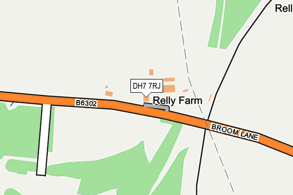 DH7 7RJ map - OS OpenMap – Local (Ordnance Survey) DH7 7RJ map - OS OpenMap – Local (Ordnance Survey)