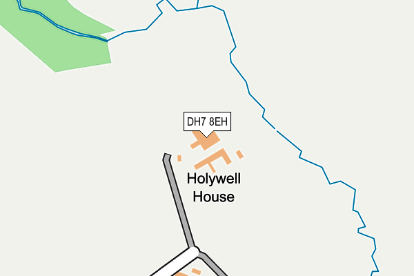 DH7 8EH map - OS OpenMap – Local (Ordnance Survey) DH7 8EH map - OS OpenMap – Local (Ordnance Survey)