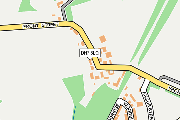 DH7 8LQ map - OS OpenMap – Local (Ordnance Survey) DH7 8LQ map - OS OpenMap – Local (Ordnance Survey)
