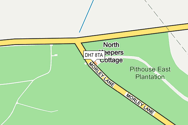 DH7 8TA map - OS OpenMap – Local (Ordnance Survey) DH7 8TA map - OS OpenMap – Local (Ordnance Survey)