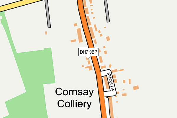 DH7 9BP map - OS OpenMap – Local (Ordnance Survey) DH7 9BP map - OS OpenMap – Local (Ordnance Survey)