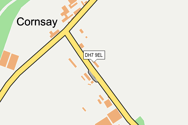 DH7 9EL map - OS OpenMap – Local (Ordnance Survey) DH7 9EL map - OS OpenMap – Local (Ordnance Survey)