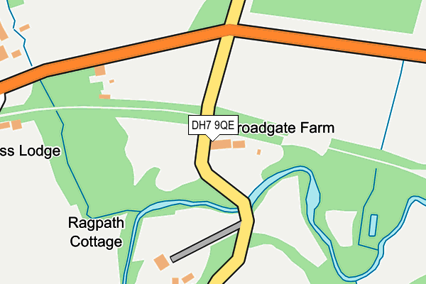 DH7 9QE map - OS OpenMap – Local (Ordnance Survey) DH7 9QE map - OS OpenMap – Local (Ordnance Survey)