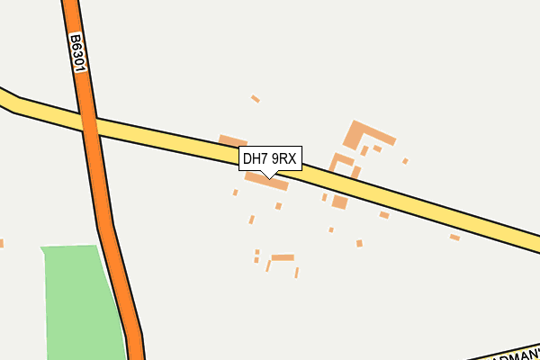 DH7 9RX map - OS OpenMap – Local (Ordnance Survey) DH7 9RX map - OS OpenMap – Local (Ordnance Survey)