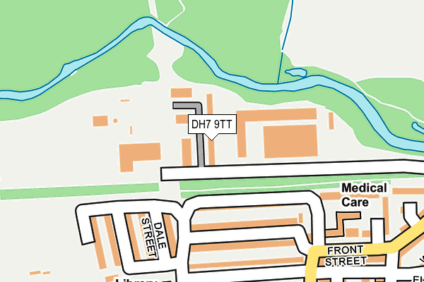 DH7 9TT map - OS OpenMap – Local (Ordnance Survey) DH7 9TT map - OS OpenMap – Local (Ordnance Survey)