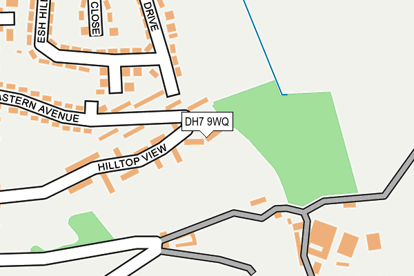DH7 9WQ map - OS OpenMap – Local (Ordnance Survey) DH7 9WQ map - OS OpenMap – Local (Ordnance Survey)