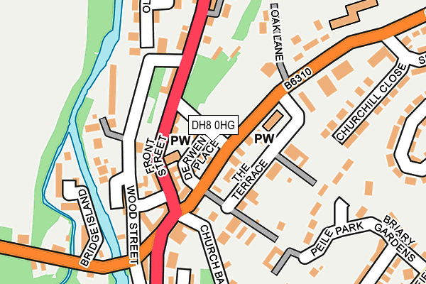 DH8 0HG map - OS OpenMap – Local (Ordnance Survey) DH8 0HG map - OS OpenMap – Local (Ordnance Survey)