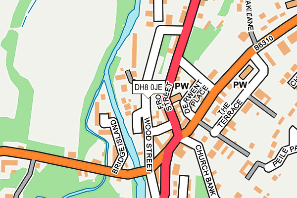 DH8 0JE map - OS OpenMap – Local (Ordnance Survey) DH8 0JE map - OS OpenMap – Local (Ordnance Survey)
