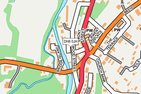 DH8 0JH map - OS OpenMap – Local (Ordnance Survey) DH8 0JH map - OS OpenMap – Local (Ordnance Survey)