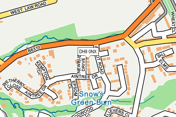 DH8 0NX map - OS OpenMap – Local (Ordnance Survey) DH8 0NX map - OS OpenMap – Local (Ordnance Survey)