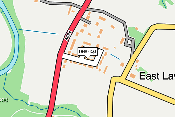 DH8 0QJ map - OS OpenMap – Local (Ordnance Survey) DH8 0QJ map - OS OpenMap – Local (Ordnance Survey)