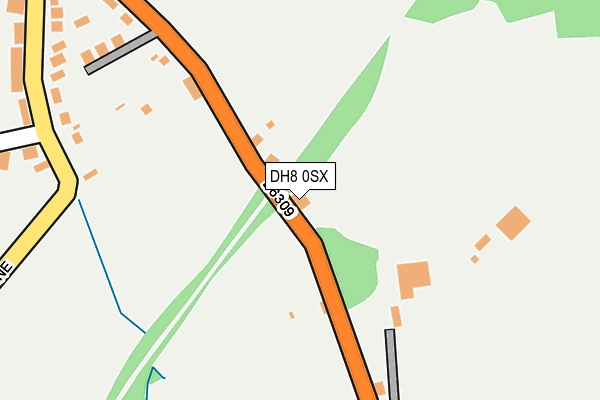 DH8 0SX map - OS OpenMap – Local (Ordnance Survey) DH8 0SX map - OS OpenMap – Local (Ordnance Survey)