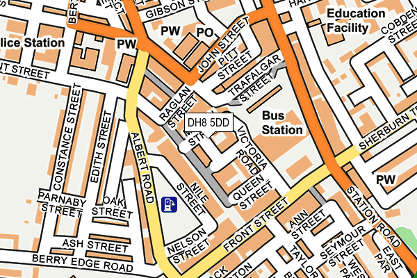 DH8 5DD map - OS OpenMap – Local (Ordnance Survey) DH8 5DD map - OS OpenMap – Local (Ordnance Survey)