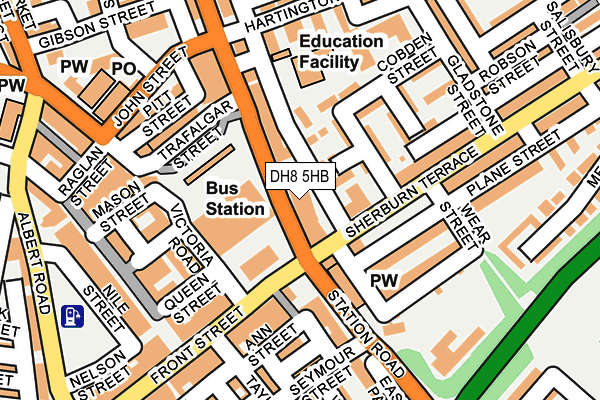 DH8 5HB map - OS OpenMap – Local (Ordnance Survey) DH8 5HB map - OS OpenMap – Local (Ordnance Survey)