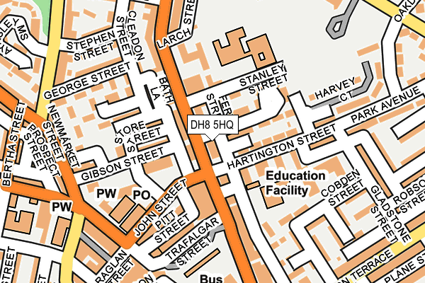 DH8 5HQ map - OS OpenMap – Local (Ordnance Survey) DH8 5HQ map - OS OpenMap – Local (Ordnance Survey)