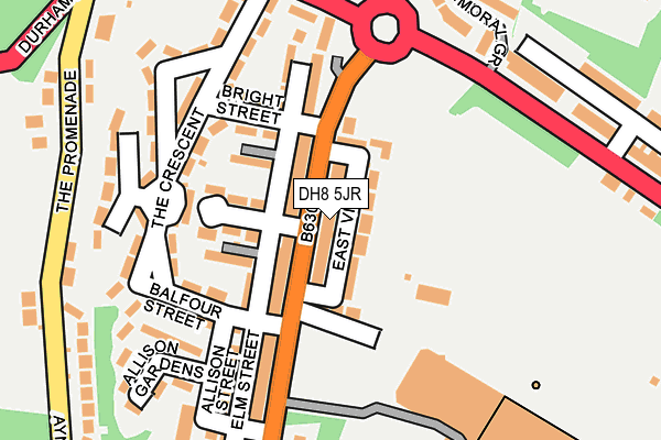 DH8 5JR map - OS OpenMap – Local (Ordnance Survey) DH8 5JR map - OS OpenMap – Local (Ordnance Survey)