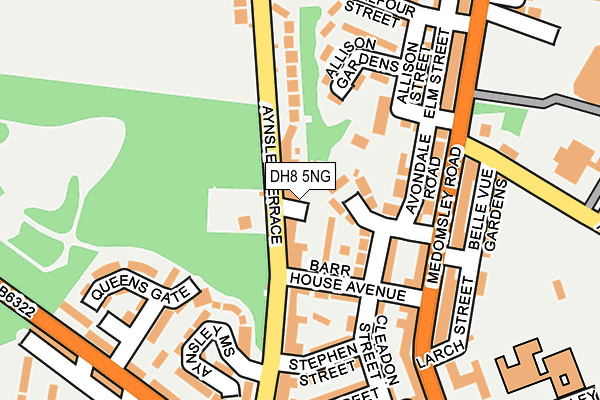 DH8 5NG map - OS OpenMap – Local (Ordnance Survey) DH8 5NG map - OS OpenMap – Local (Ordnance Survey)