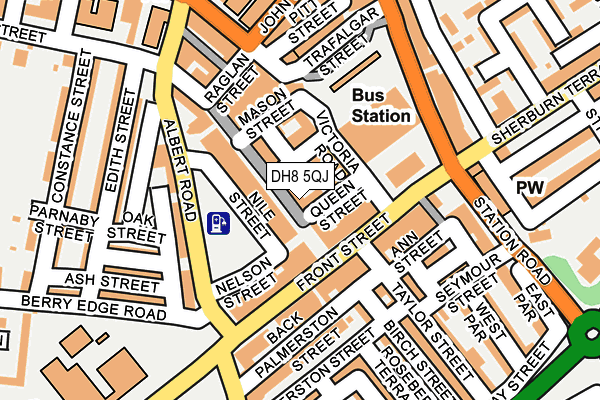 DH8 5QJ map - OS OpenMap – Local (Ordnance Survey) DH8 5QJ map - OS OpenMap – Local (Ordnance Survey)