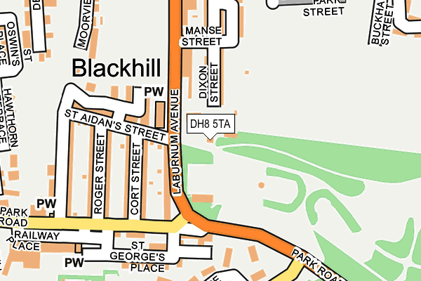 DH8 5TA map - OS OpenMap – Local (Ordnance Survey) DH8 5TA map - OS OpenMap – Local (Ordnance Survey)
