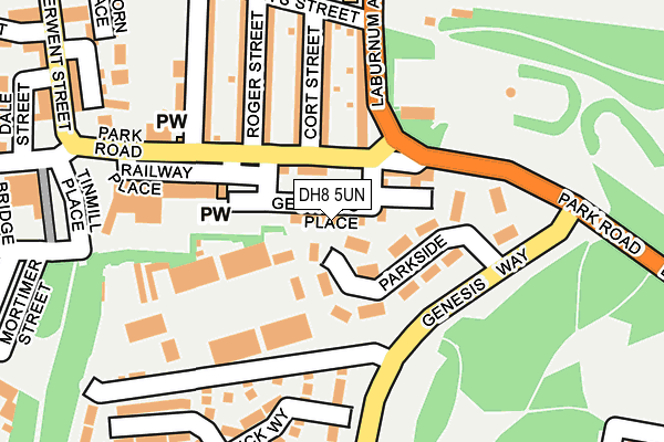 DH8 5UN map - OS OpenMap – Local (Ordnance Survey) DH8 5UN map - OS OpenMap – Local (Ordnance Survey)