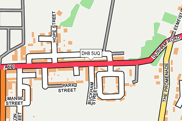 DH8 5UQ map - OS OpenMap – Local (Ordnance Survey) DH8 5UQ map - OS OpenMap – Local (Ordnance Survey)