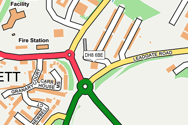 DH8 6BE map - OS OpenMap – Local (Ordnance Survey) DH8 6BE map - OS OpenMap – Local (Ordnance Survey)