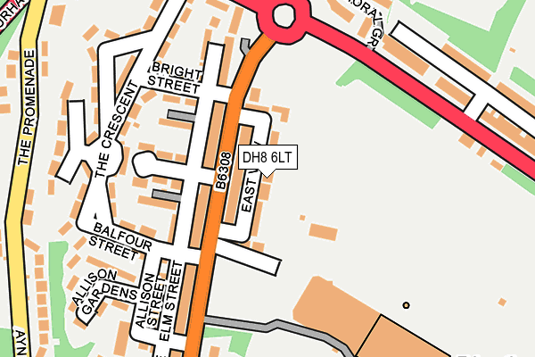 DH8 6LT map - OS OpenMap – Local (Ordnance Survey) DH8 6LT map - OS OpenMap – Local (Ordnance Survey)