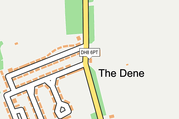 DH8 6PT map - OS OpenMap – Local (Ordnance Survey) DH8 6PT map - OS OpenMap – Local (Ordnance Survey)