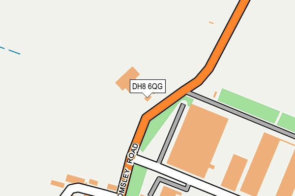 DH8 6QG map - OS OpenMap – Local (Ordnance Survey) DH8 6QG map - OS OpenMap – Local (Ordnance Survey)