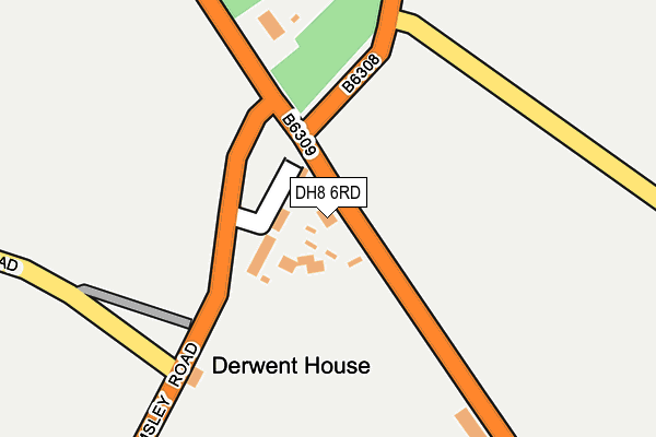 DH8 6RD map - OS OpenMap – Local (Ordnance Survey) DH8 6RD map - OS OpenMap – Local (Ordnance Survey)