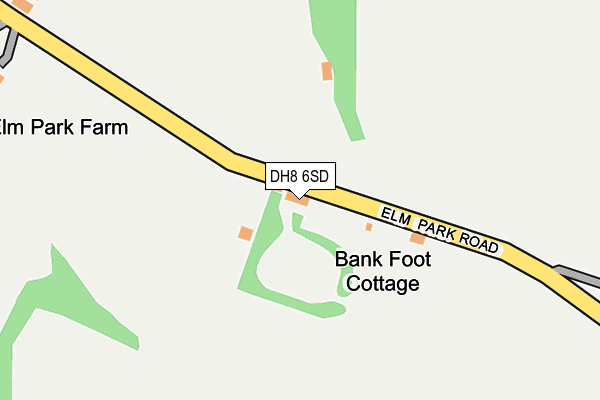 DH8 6SD map - OS OpenMap – Local (Ordnance Survey) DH8 6SD map - OS OpenMap – Local (Ordnance Survey)