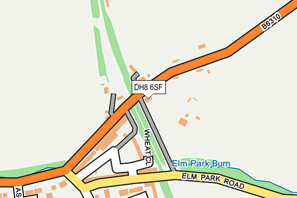 DH8 6SF map - OS OpenMap – Local (Ordnance Survey) DH8 6SF map - OS OpenMap – Local (Ordnance Survey)