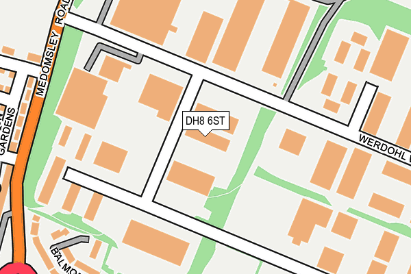 DH8 6ST map - OS OpenMap – Local (Ordnance Survey) DH8 6ST map - OS OpenMap – Local (Ordnance Survey)