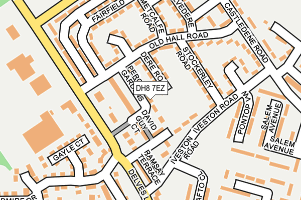 DH8 7EZ map - OS OpenMap – Local (Ordnance Survey) DH8 7EZ map - OS OpenMap – Local (Ordnance Survey)