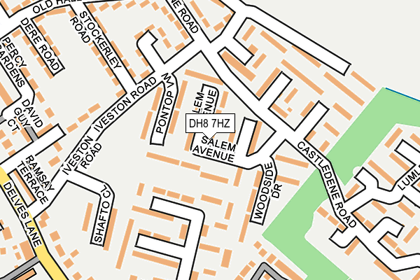 DH8 7HZ map - OS OpenMap – Local (Ordnance Survey) DH8 7HZ map - OS OpenMap – Local (Ordnance Survey)
