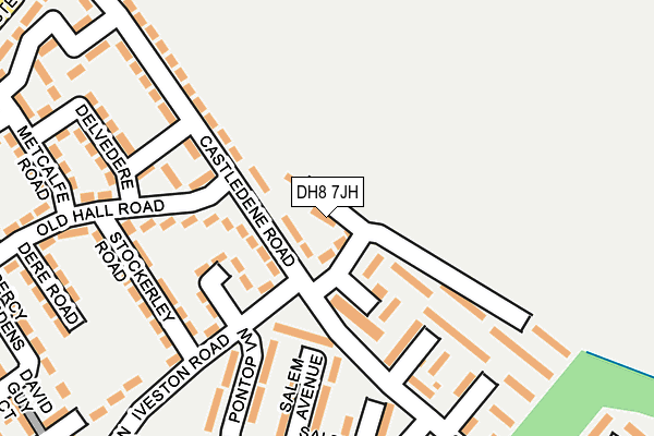 DH8 7JH map - OS OpenMap – Local (Ordnance Survey) DH8 7JH map - OS OpenMap – Local (Ordnance Survey)