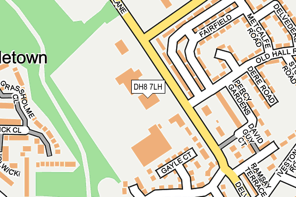 DH8 7LH map - OS OpenMap – Local (Ordnance Survey) DH8 7LH map - OS OpenMap – Local (Ordnance Survey)