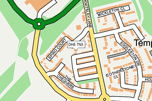 DH8 7NX map - OS OpenMap – Local (Ordnance Survey) DH8 7NX map - OS OpenMap – Local (Ordnance Survey)